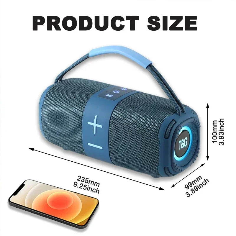 T&G TG668 Caixa De Som Bluetooth Speaker 50W High Power Portable Column For PC Computer Speakers Subwoofer Music Center Boom Box