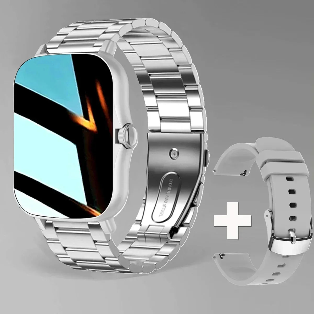 Smart Watches 2025 For Man Women Bluetooth Message Notification Smarthwhatch 1.91'' Display Fitness Tracker Smartwatch Android