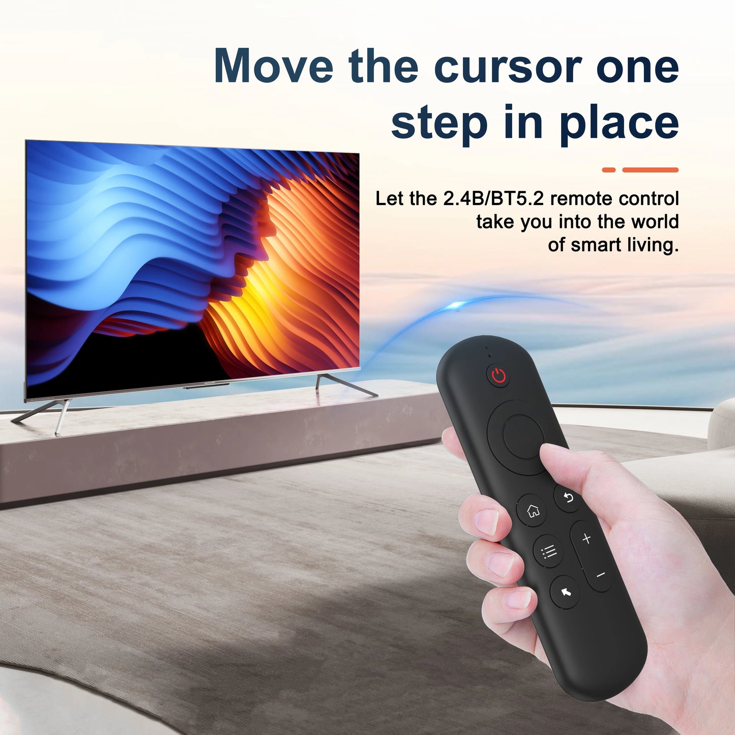Mini Bluetooth 5.0 Keyboard 2.4G Wireless Air Mouse Backlight Voice Remote Control for Computer Laptop Android TV Box Smart TV