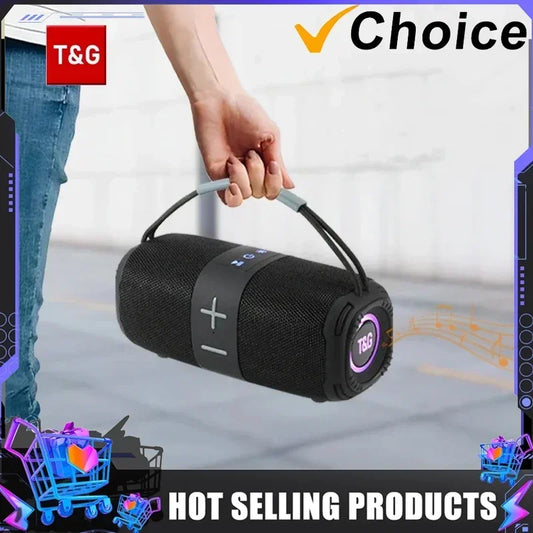 T&G TG668 Caixa De Som Bluetooth Speaker 50W High Power Portable Column For PC Computer Speakers Subwoofer Music Center Boom Box